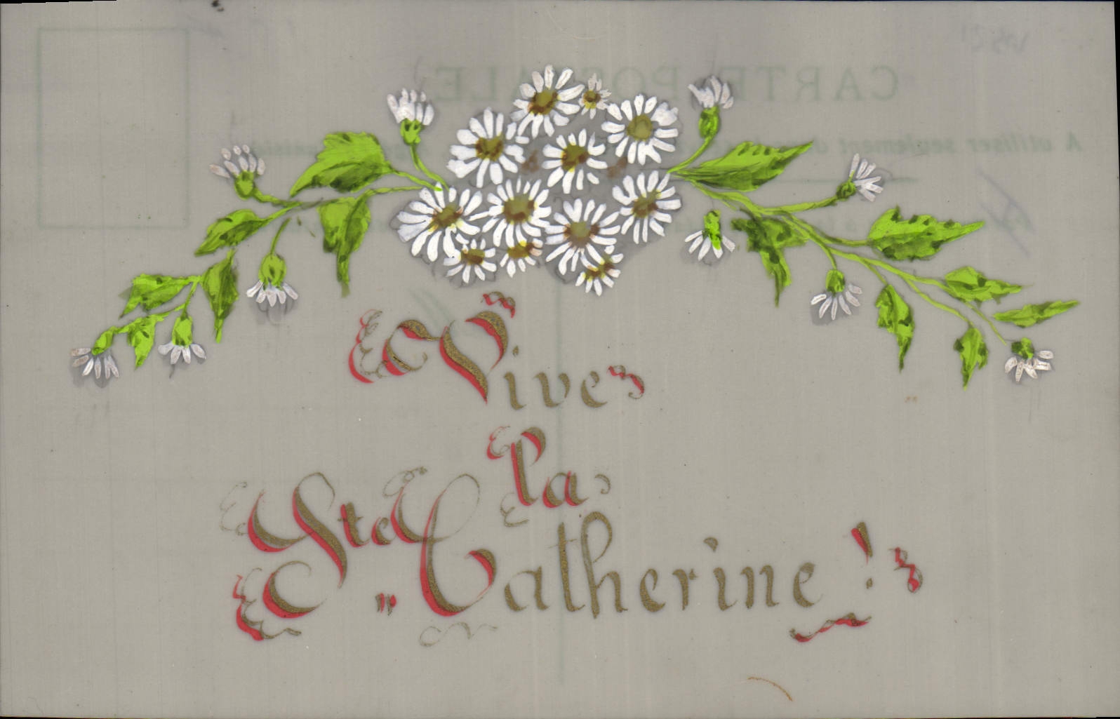 CPA Fantaisie Fleurs Ste Catherine