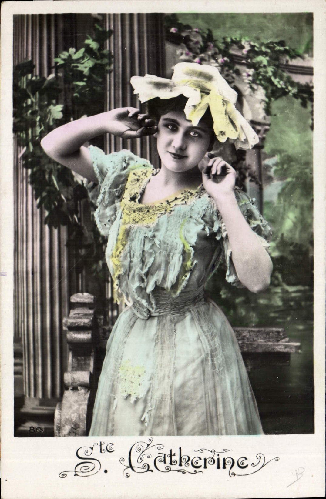 Sainte Catherine — S. Catherine — éditeur inconnu, n° de série 80