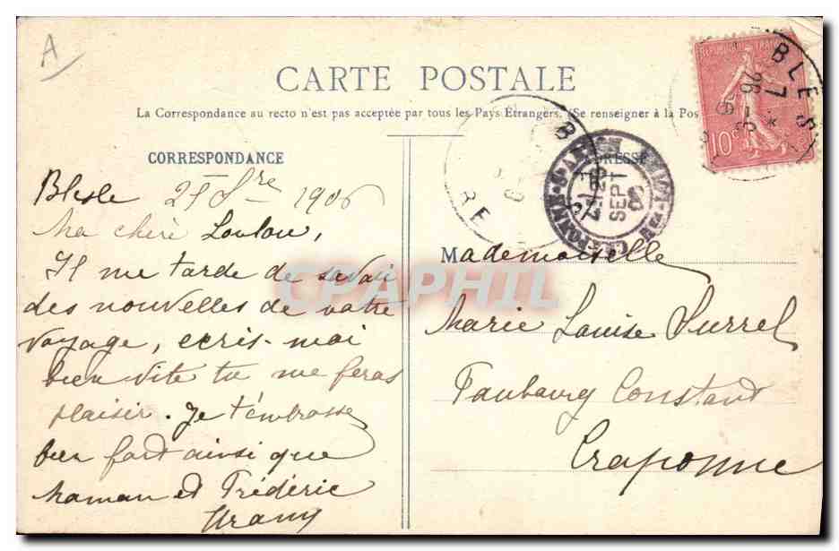 Les Saisons — Été — Phototypie A. Berderet & Cie, Nandy — Verso