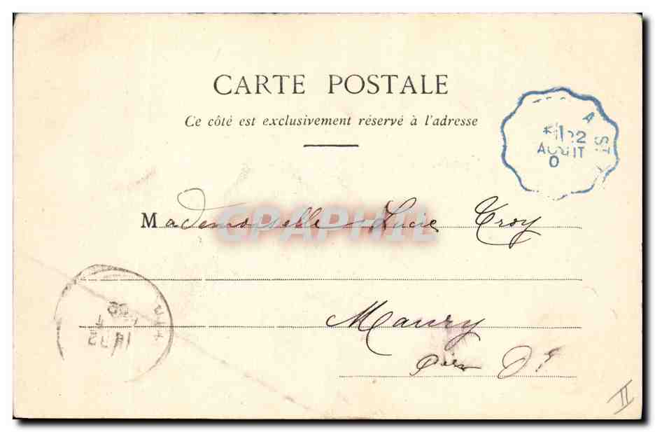 Les 4 Saisons — L'Été — Phototypie A. Bergéret et Cie — Nancy — Verso