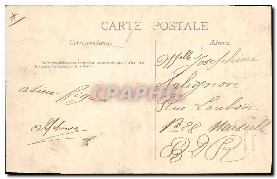 Nîmes - Course de mise à mort - Picador désarçonné — Verso