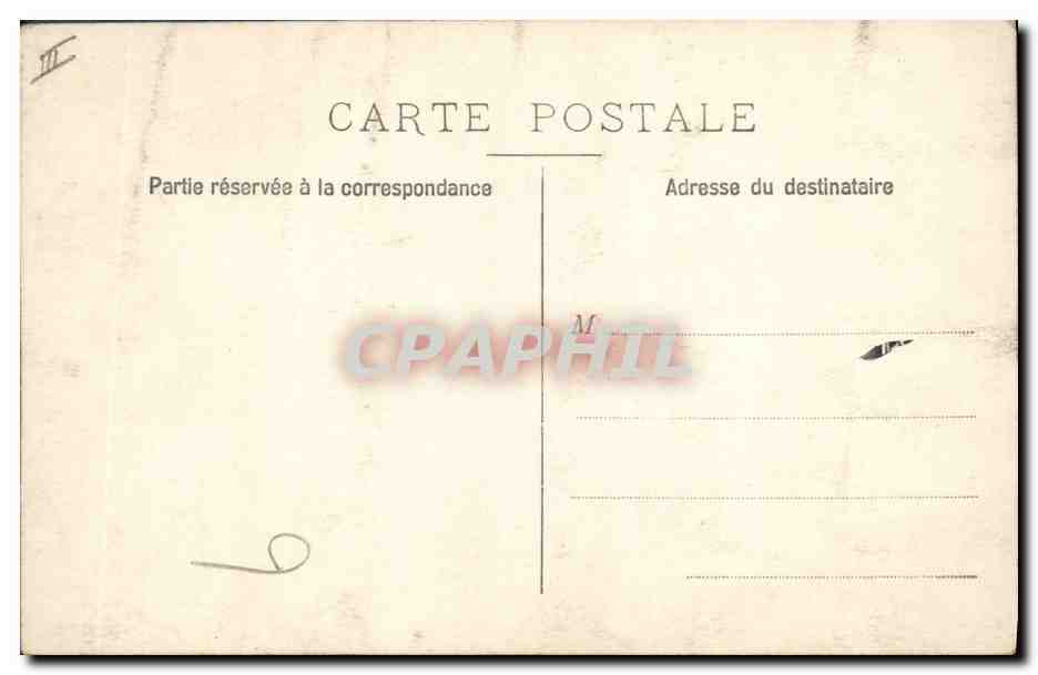 CARTE PHOTO Corrida Course de taureaux  — Rückseite