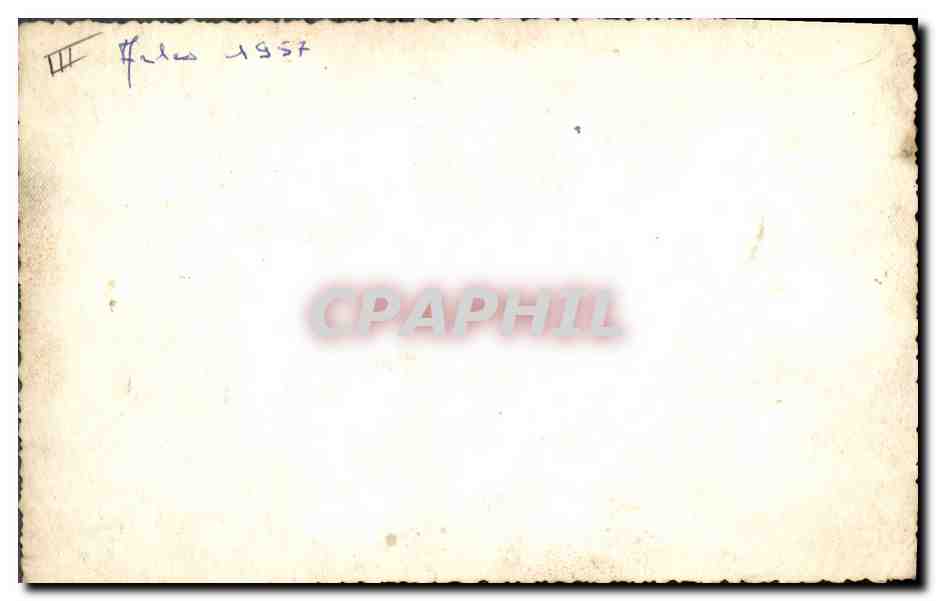 CARTE PHOTO Arles 1957 Corrida Course de taureaux  — Rückseite