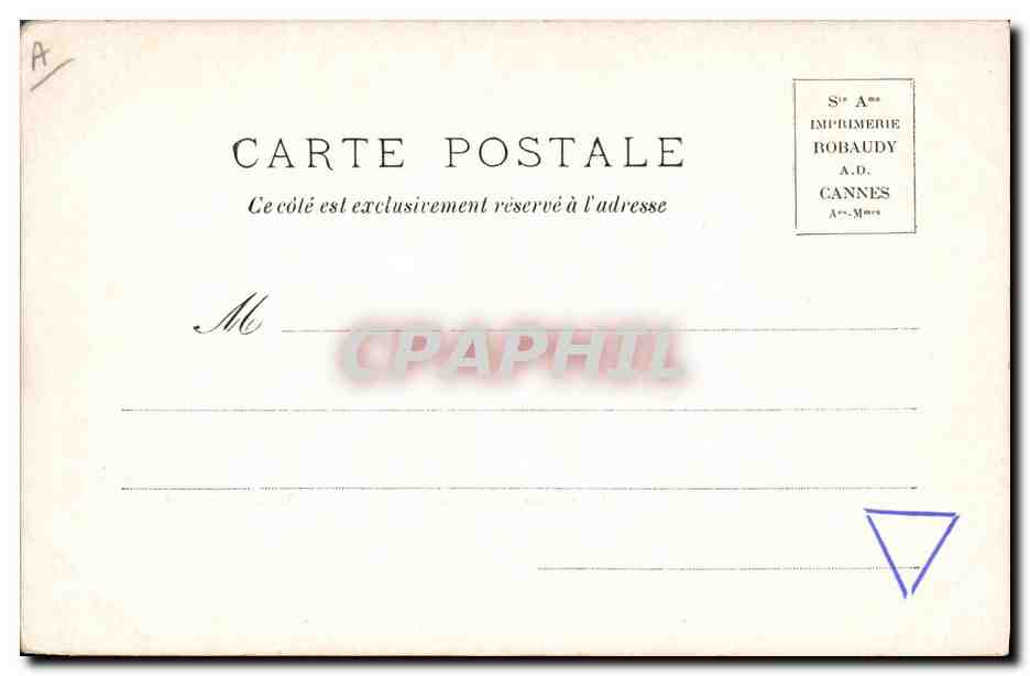 CPA Bateau de Guerre Le croiseur Le Pothuau  — Verso