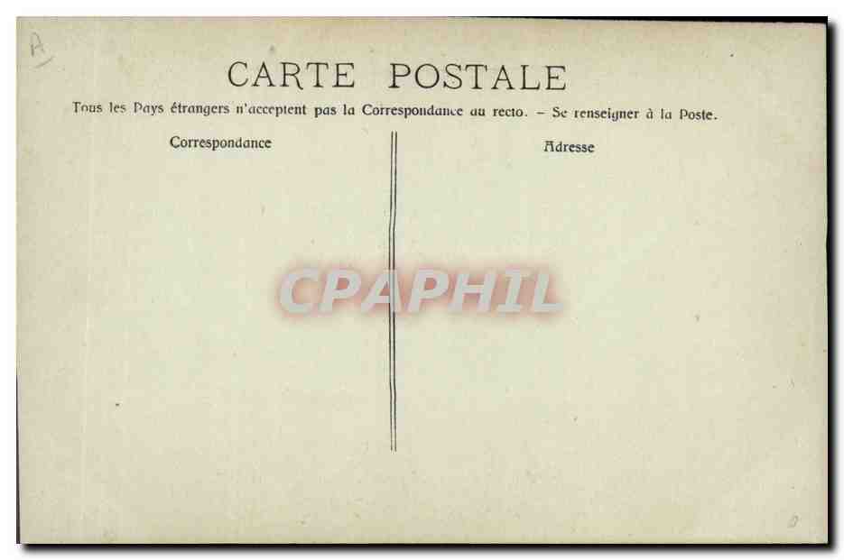 Marine Française — Le « POTHUAU » Croiseur cuirassé de 2e classe — CPAPHIL — Verso