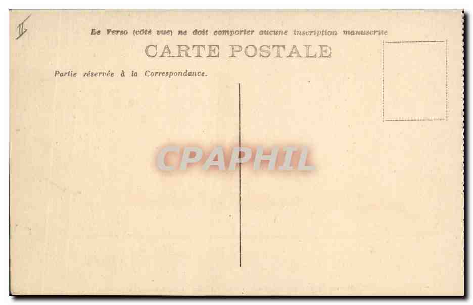 CPA Bateau de Guerre Provence Cuirasse a turbines — Verso