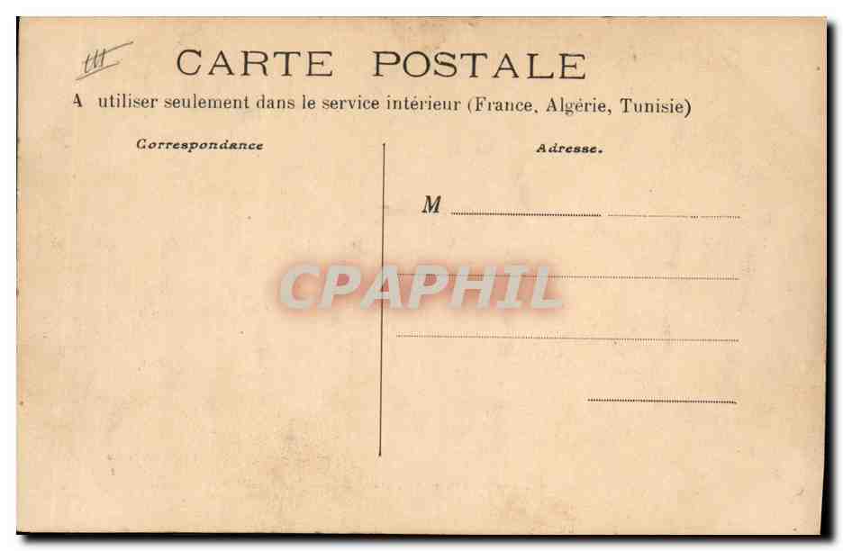 CPA Bateau de Guerre Le Pothuau Croiseur Cuirasse — Verso
