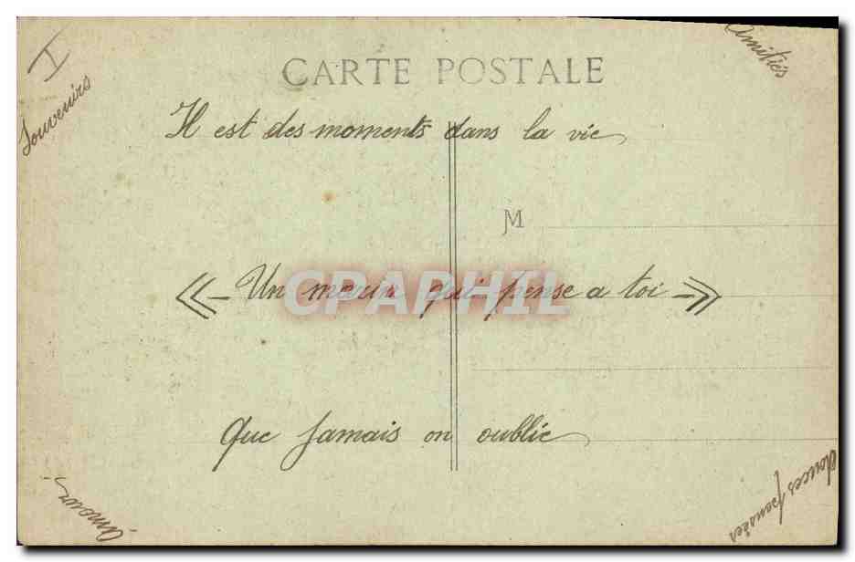 Bateau de guerre PATRIE — cuirassé à tourelles — L.R. — Verso