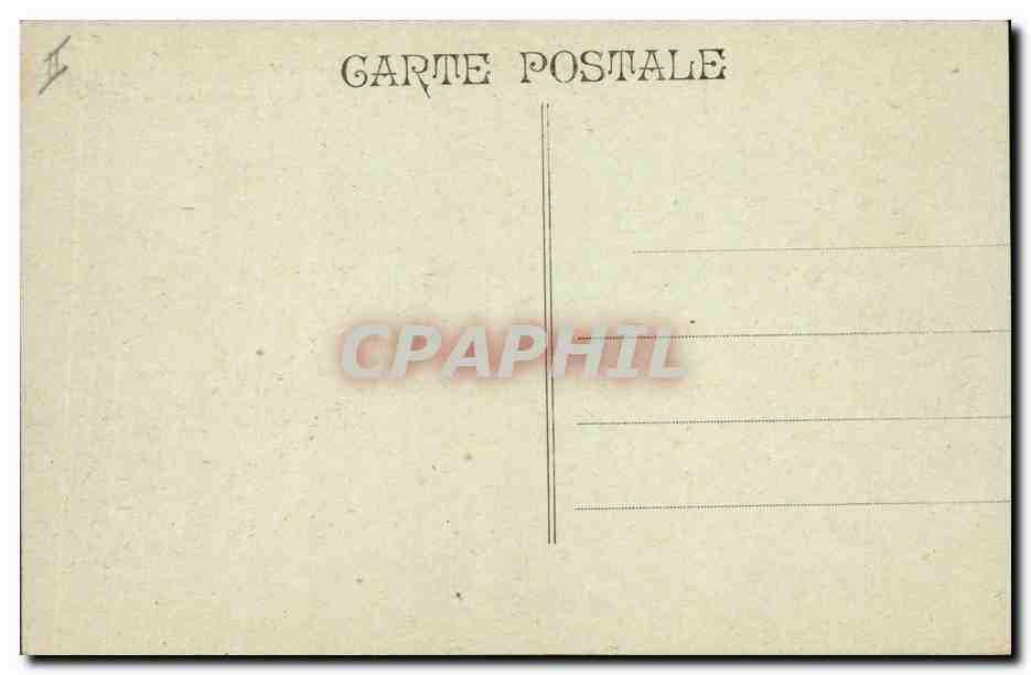 CPA Bateau de Guerre Cuirasse Patrie en marche par gros temps — Verso