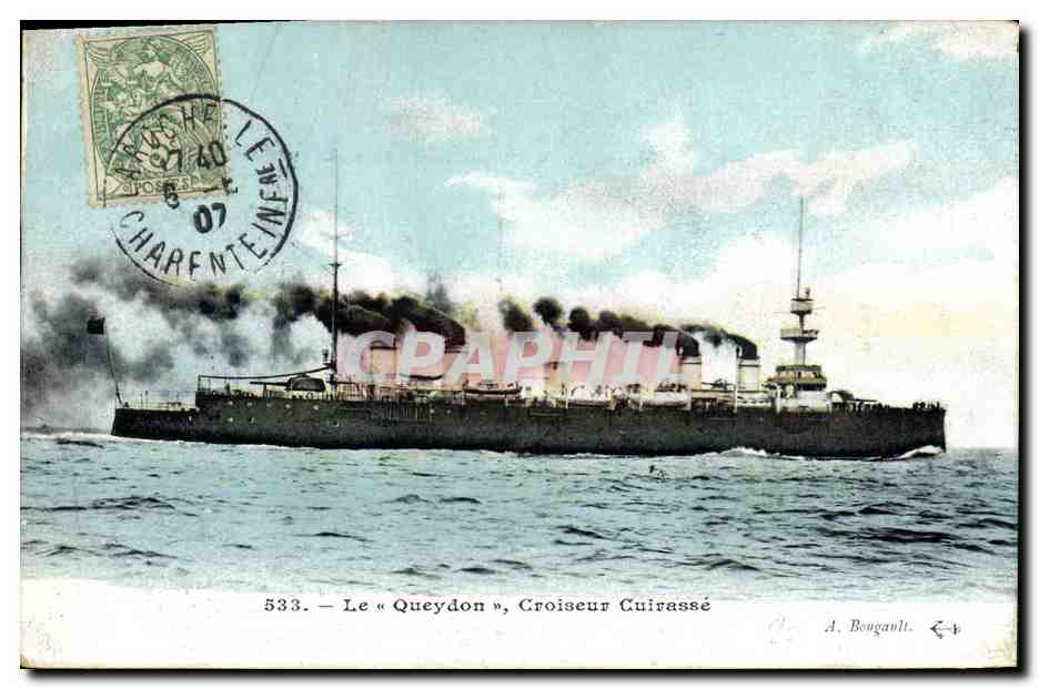 Le « Queydon », Croiseur Cuirassé — A. Bougault, n° 533