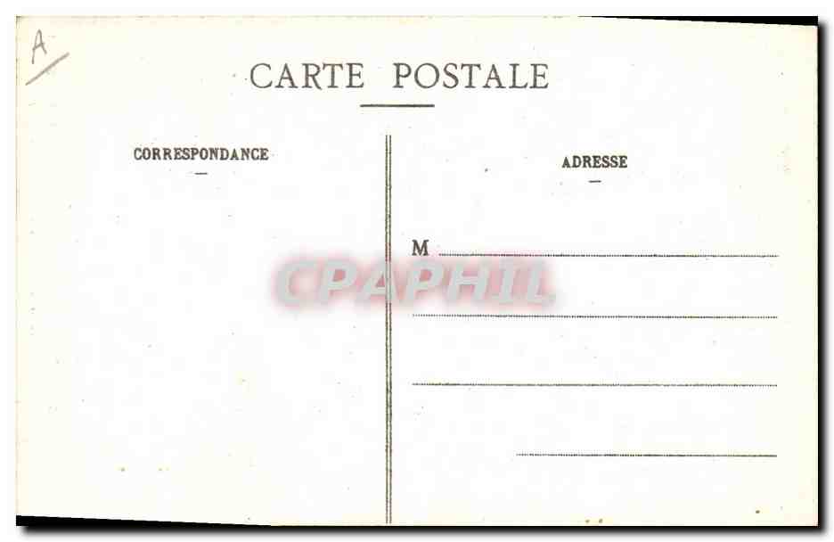 CPA Folklore Jeune fille de Guemene a Scorff Coiffes bretonnes  — Verso