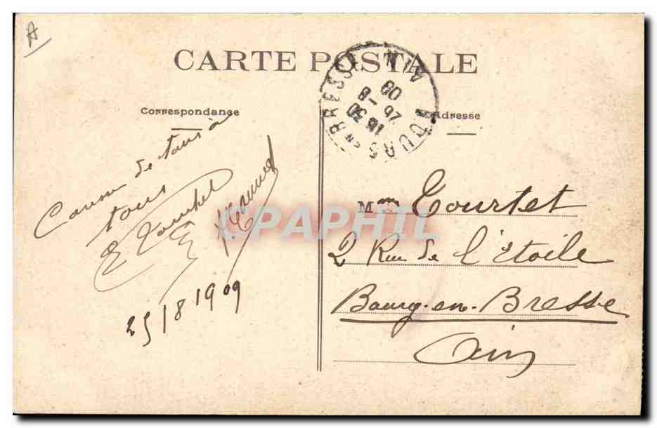 CPA Folklore Bretagne  — Verso