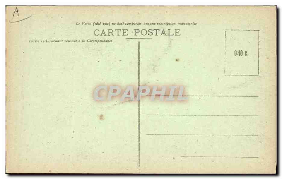 CPA Folklore Coiffe Touquenne Costume de fete Plougasnou et St Jean du Doigt  — Verso