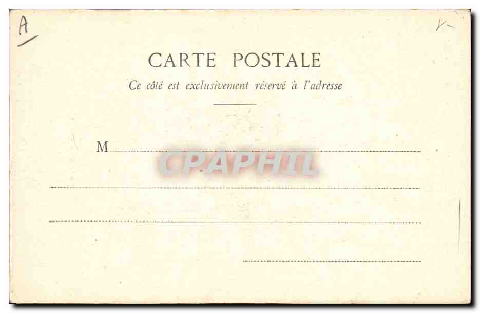 CPA Folklore Coiffe de Chateaubriant  — Verso