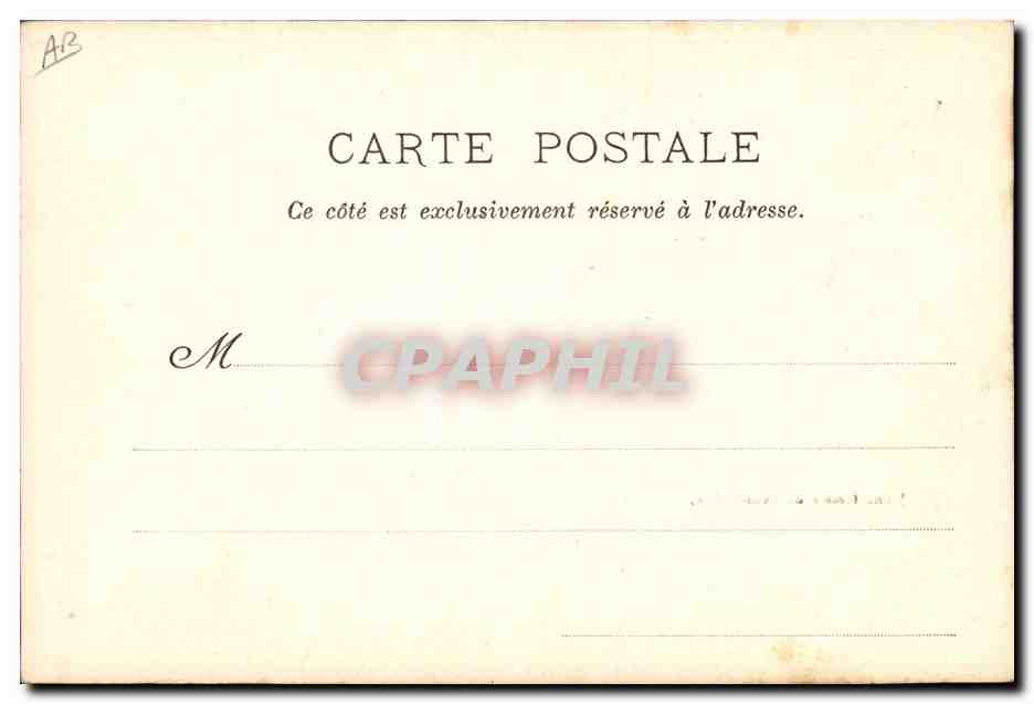 CPA Folklore Jeune fille de Pont L'Abbe  — Verso