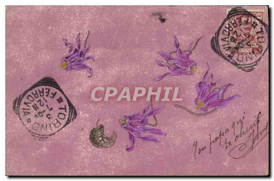CPA Fantaisie Fleurs 