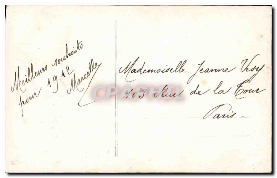 CPA Fantaisie Femme Fourrure  — Back