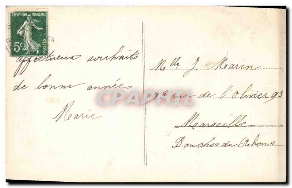 CPA Fantaisie Enfant Fourrure  — Rückseite