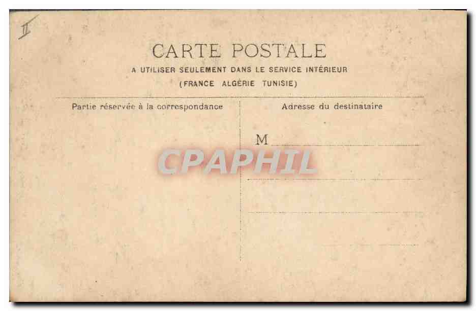 CPA Fantaisie Femme Fourrure La Fougere  — Rückseite