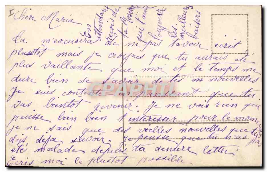 CPA Fantaisie Femme Fourrure  — Rückseite
