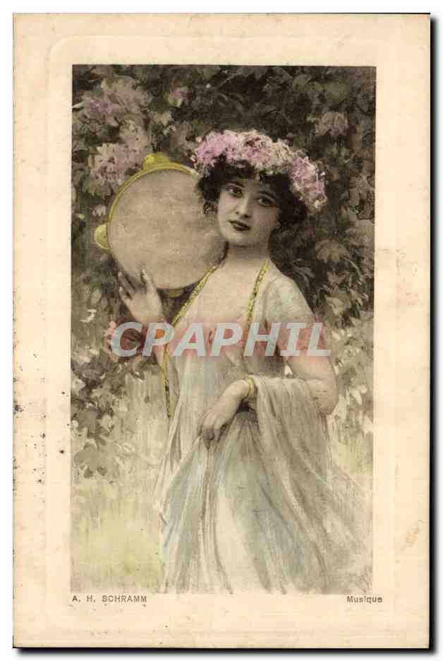 CPA Fantaisie Illustrateur Femme 