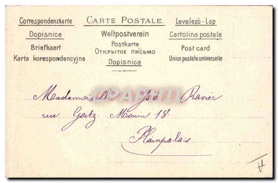 CPA Fantaisie Illustrateur Femme Diable  — Rückseite