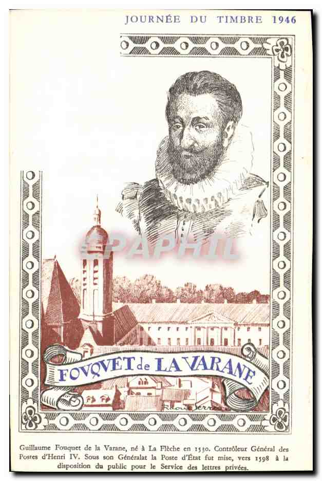 CPA Fouquet de la Varane Journee du timbre 1946 