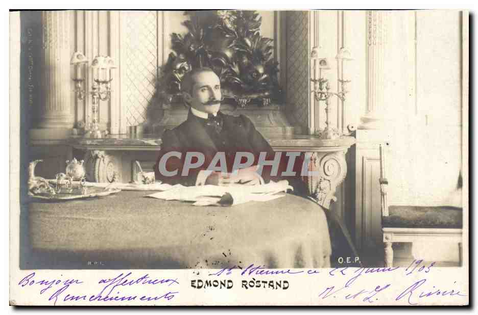 Edmond Rostand — Portrait en costume — O.E.P. (Ouvrage d'Édition Parisienne)