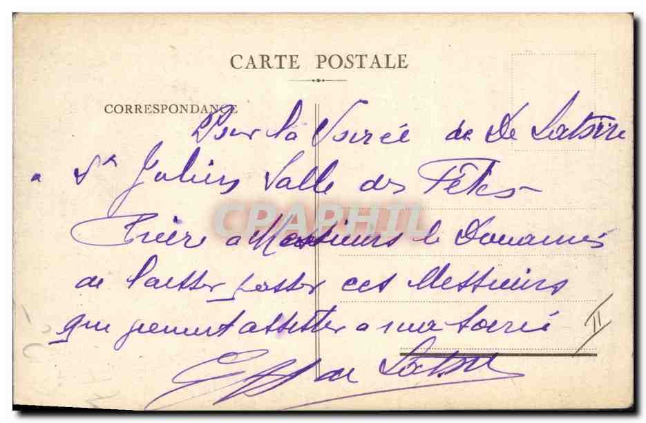 CPA Professeur De Latorre Annemasse  — Verso
