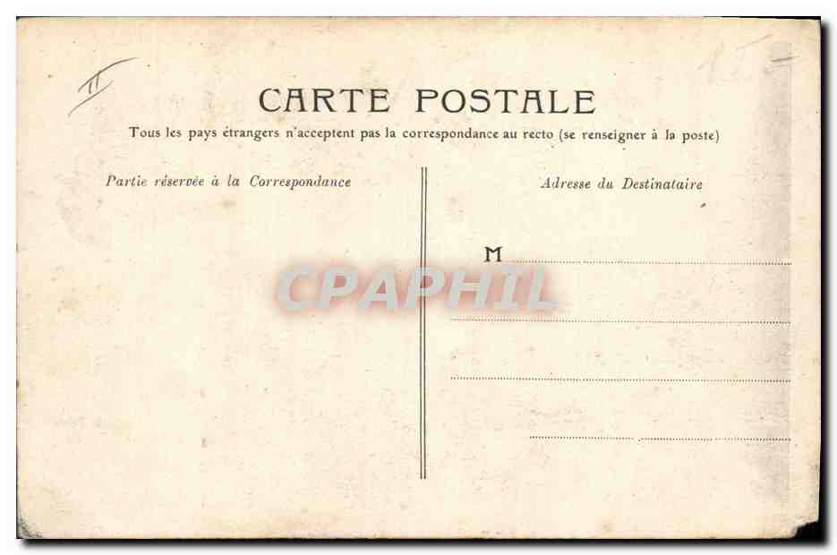 CPA Visite du President de la Republique au stand Rochet Salon du Cycle 1906 Velo Lion  — Verso