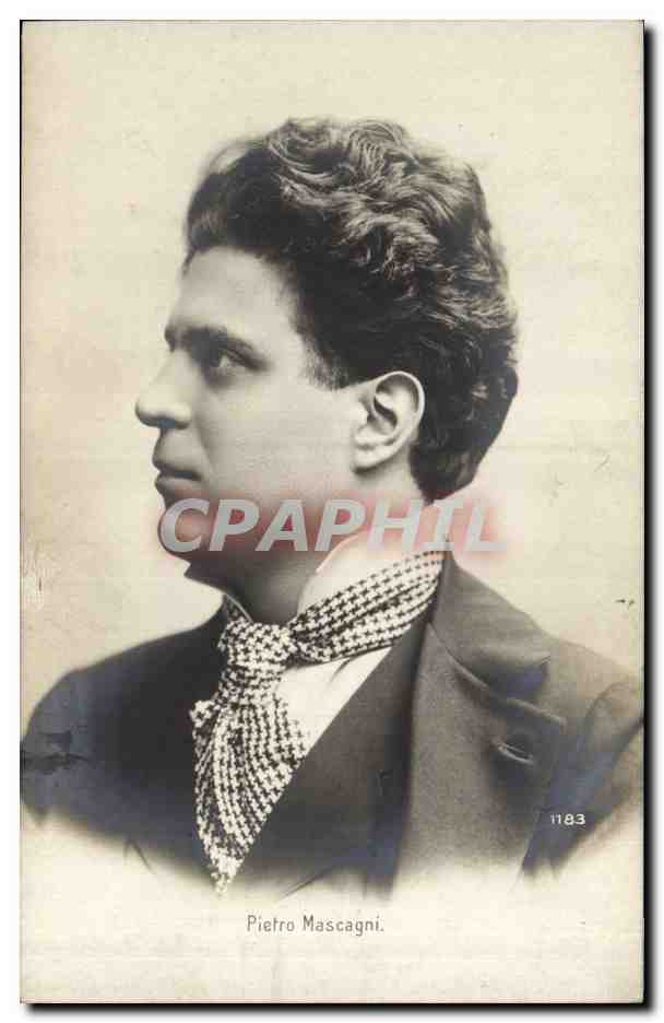 Pietro Mascagni — portrait en buste — CPAPHIL 1183
