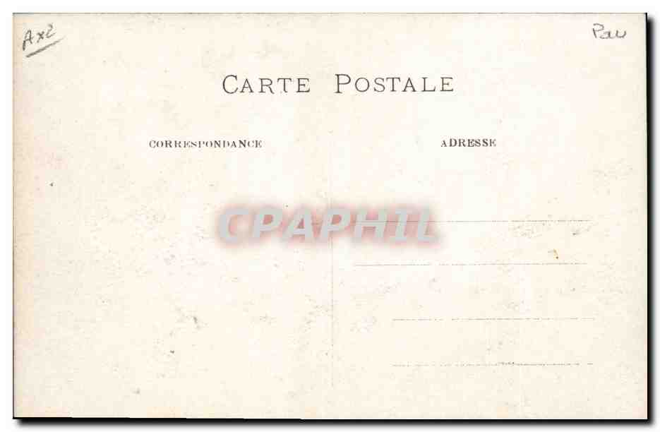 Jeune homme escaladant un mur — Pau — Carte postale CPAPHIL — Reverso