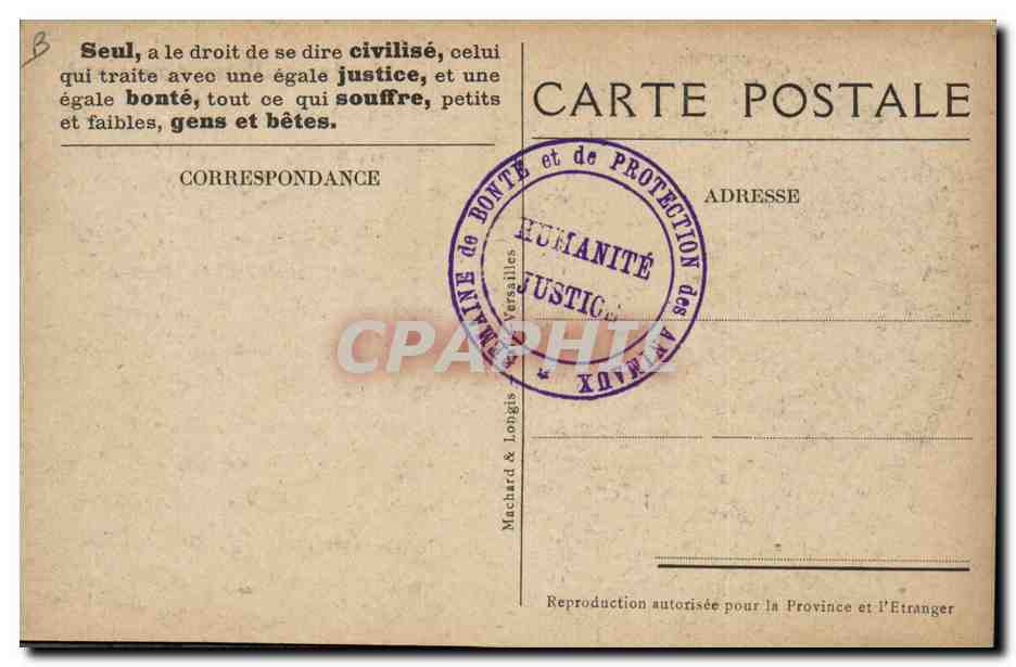 Un travailleur conscient — caricature d'un homme frappant un cheval — éditeur Machard & Longis — Reverso