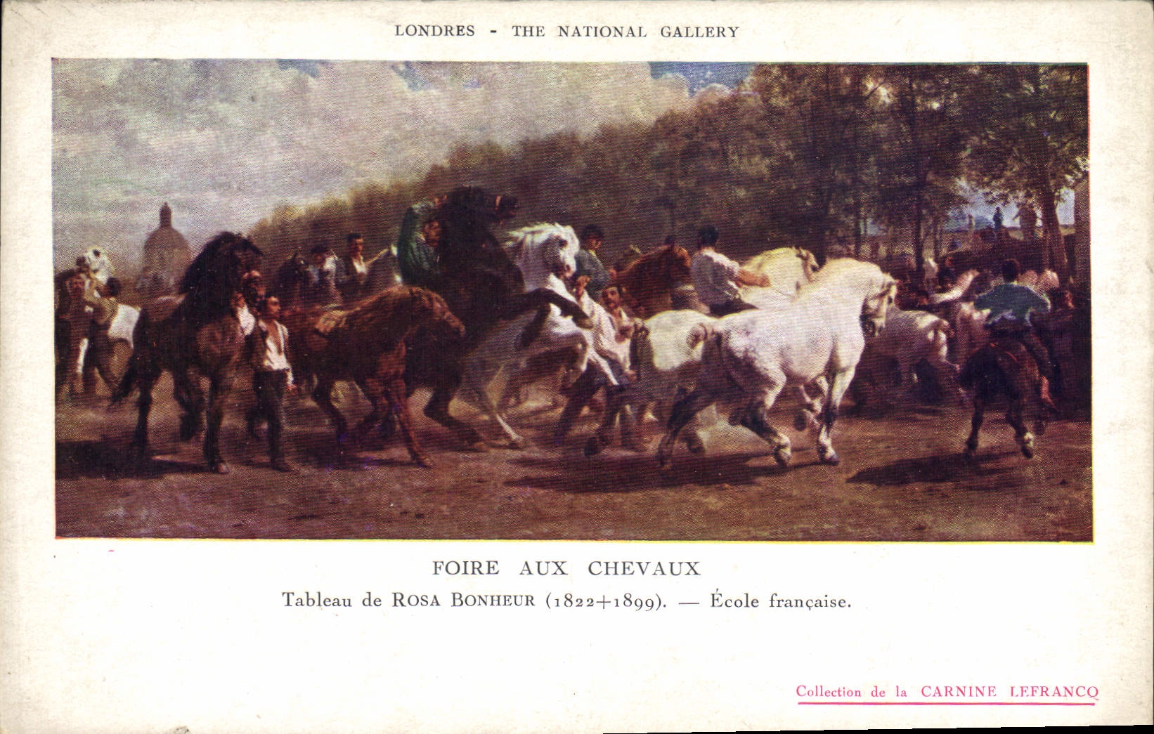 Foire aux chevaux — Tableau de Rosa Bonheur (1822-1899) — École française — Collection de la Carnine Lefranco