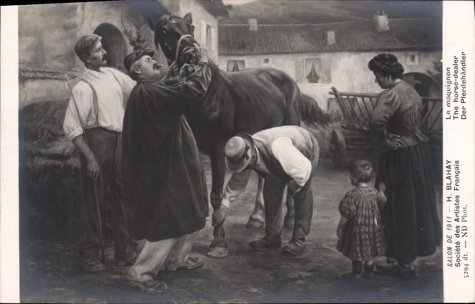 Le maquignon — Salon de 1911 — H. Blahay