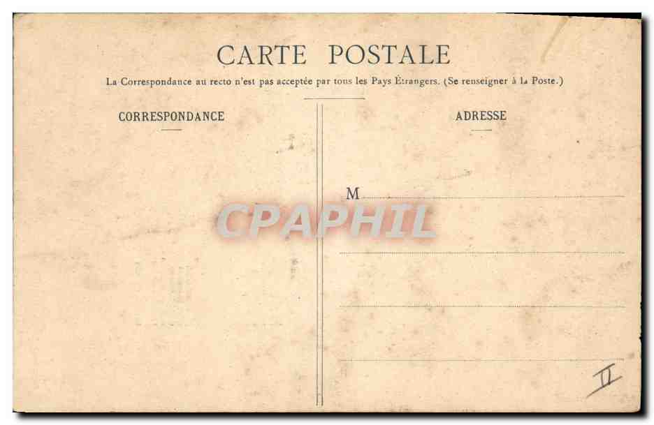 CPA Fantaisie Mois Decembre  — Verso