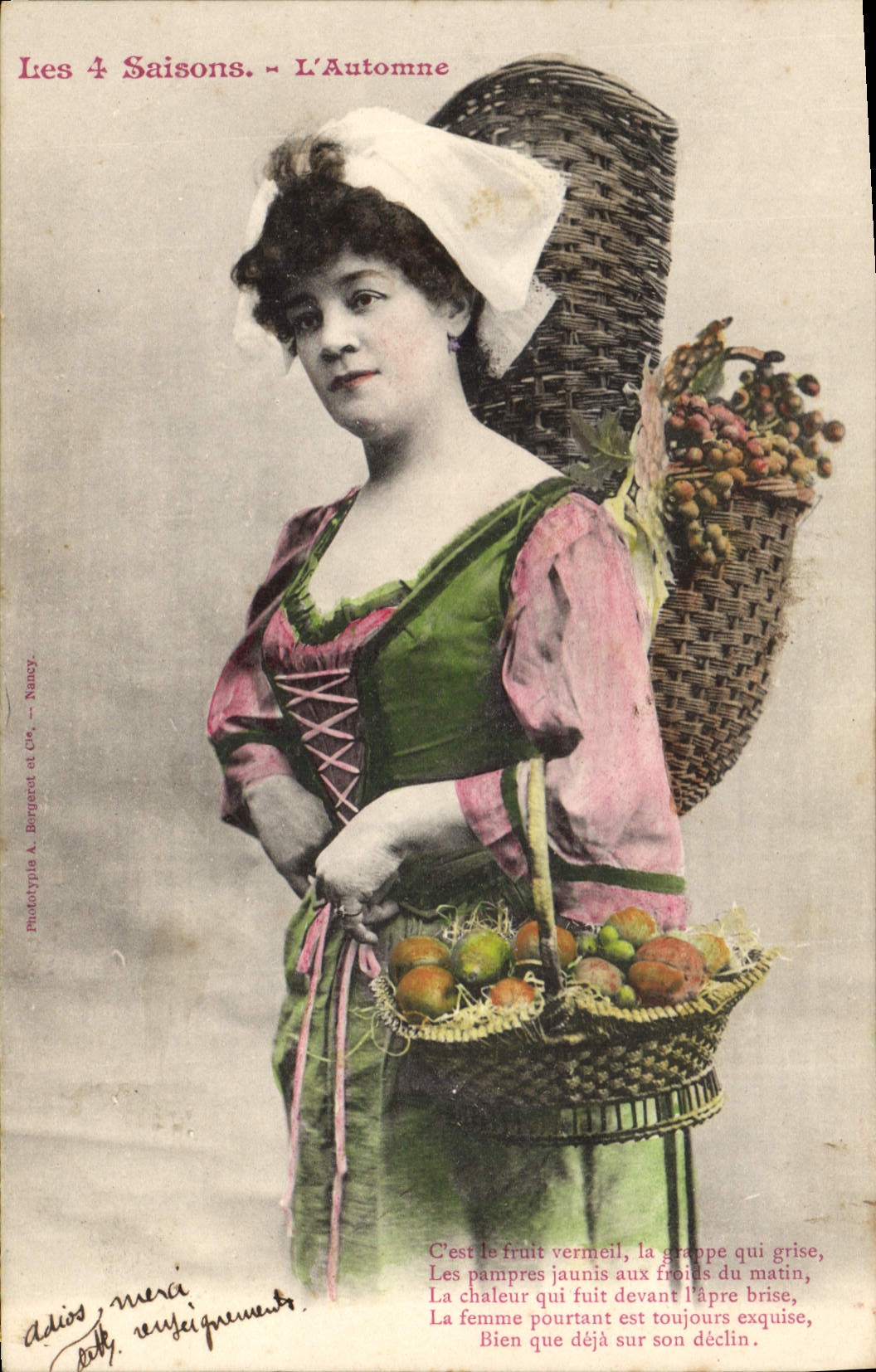 L'Automne — Les 4 Saisons — Phototypie A. Burguet et Cie, Nancy