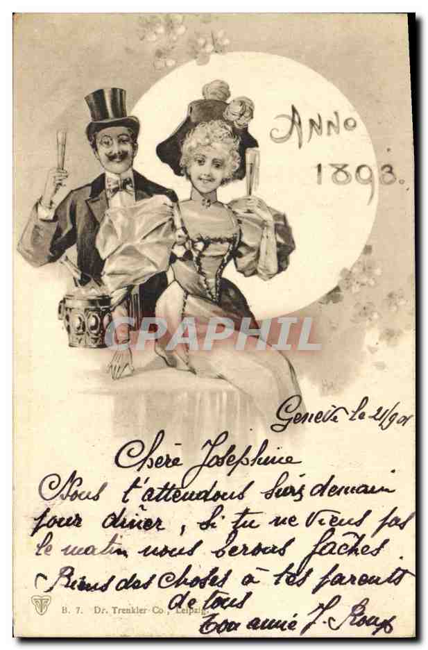 Festliche Paare — Jahr 1893 — Dr. Trenkler Co. Leipzig, n° B. 7