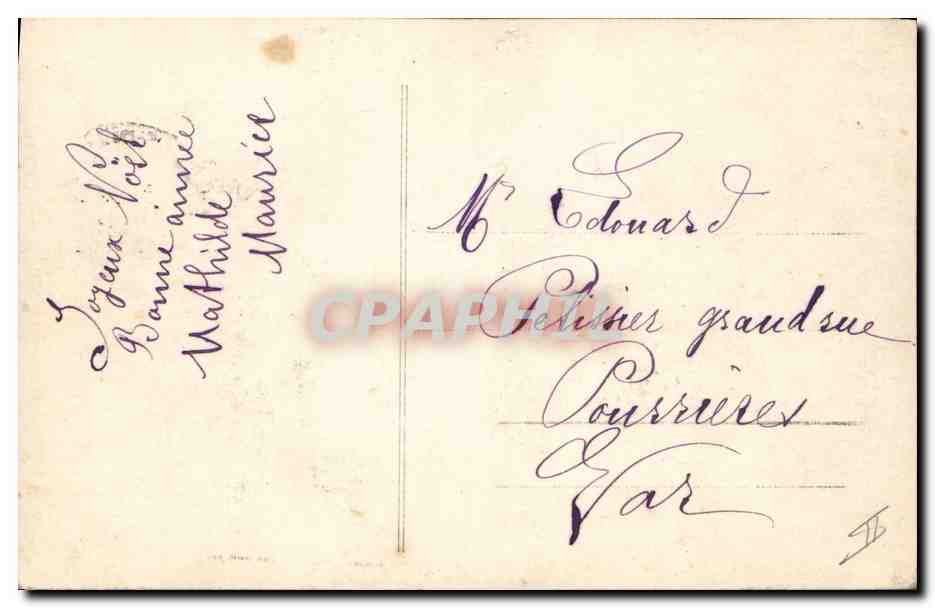 CPA Fantaisie Enfants Annee 1912  — Rückseite