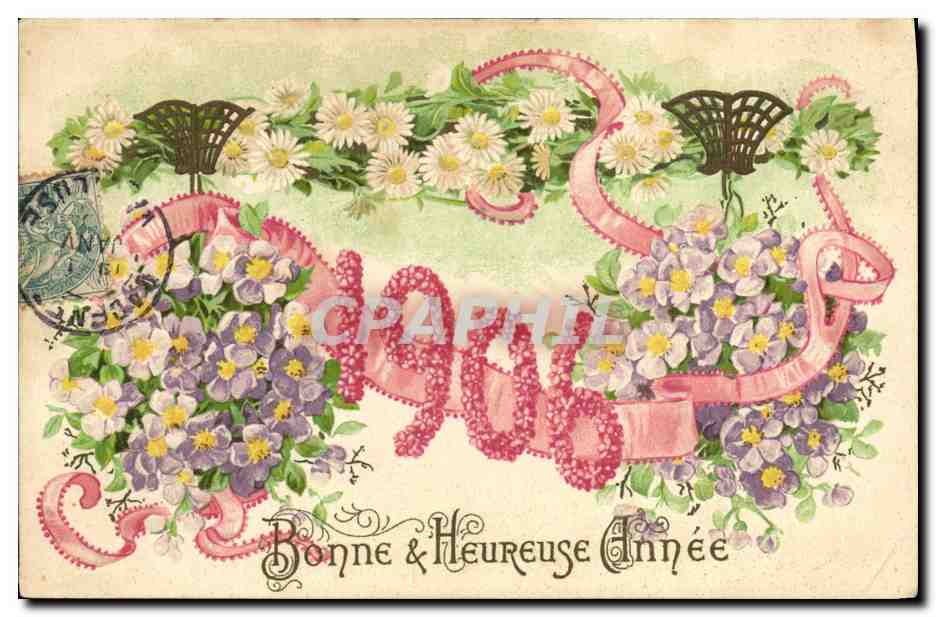 Buon Anno & Felice — 1906 — K. F. Editori, Parigi, Serie 1355