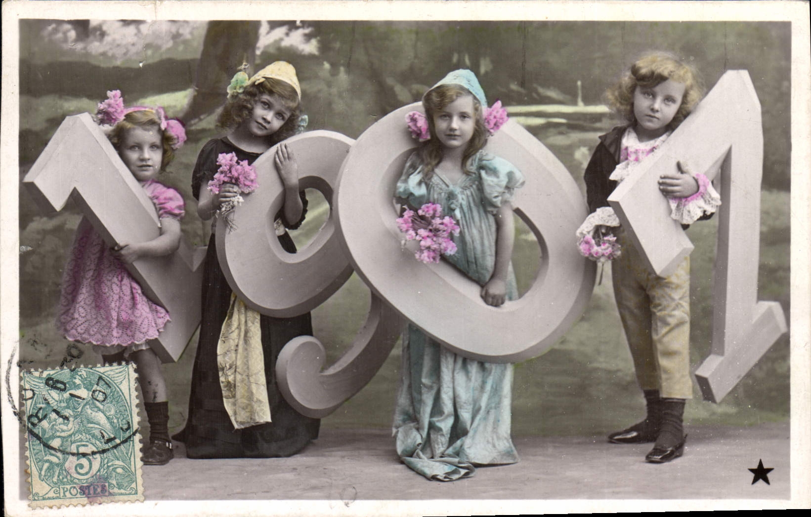 CPA Fantaisie Enfants Annee 1907 