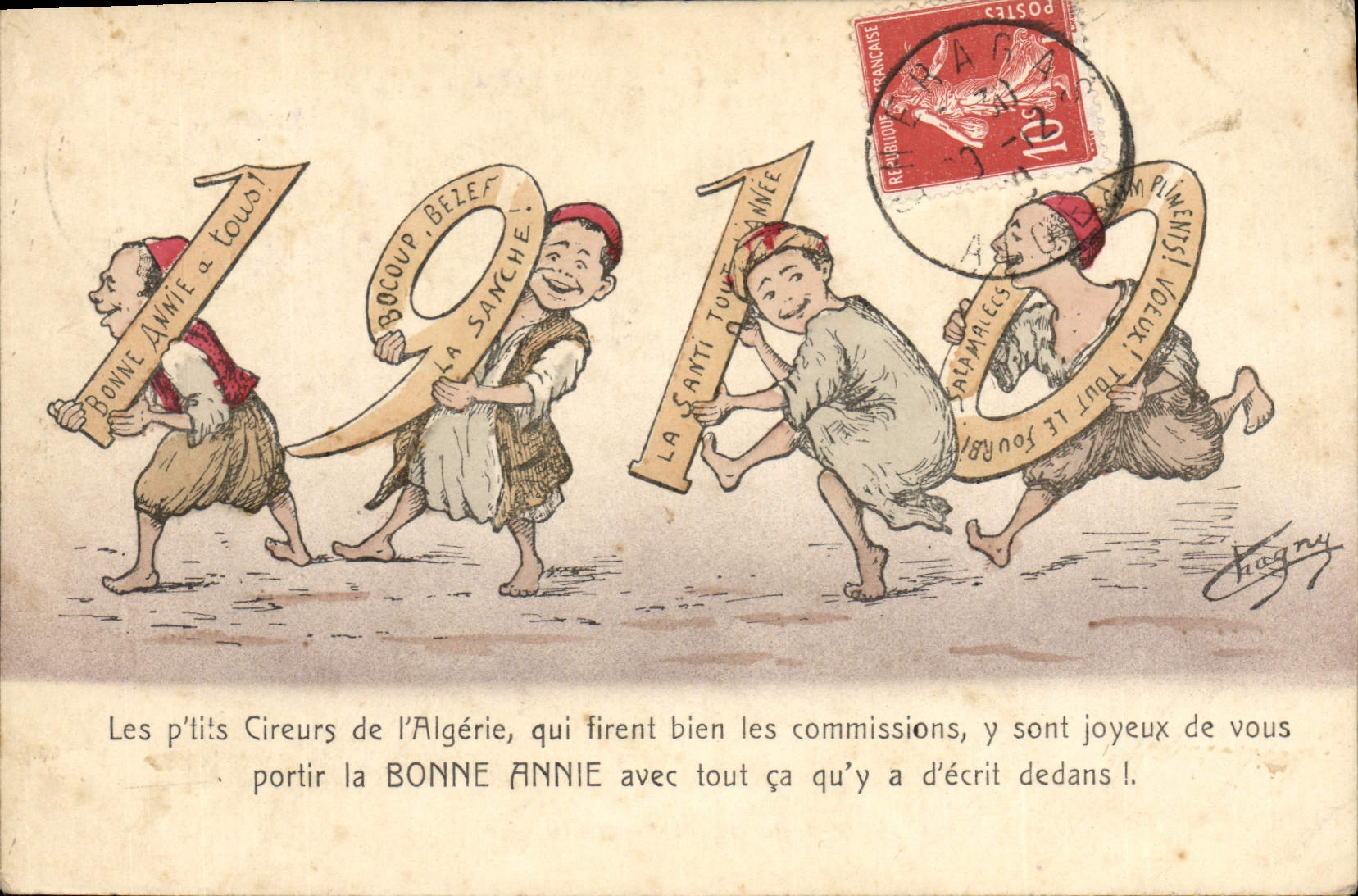 Cireurs de Argelia — Buena año — Chagny