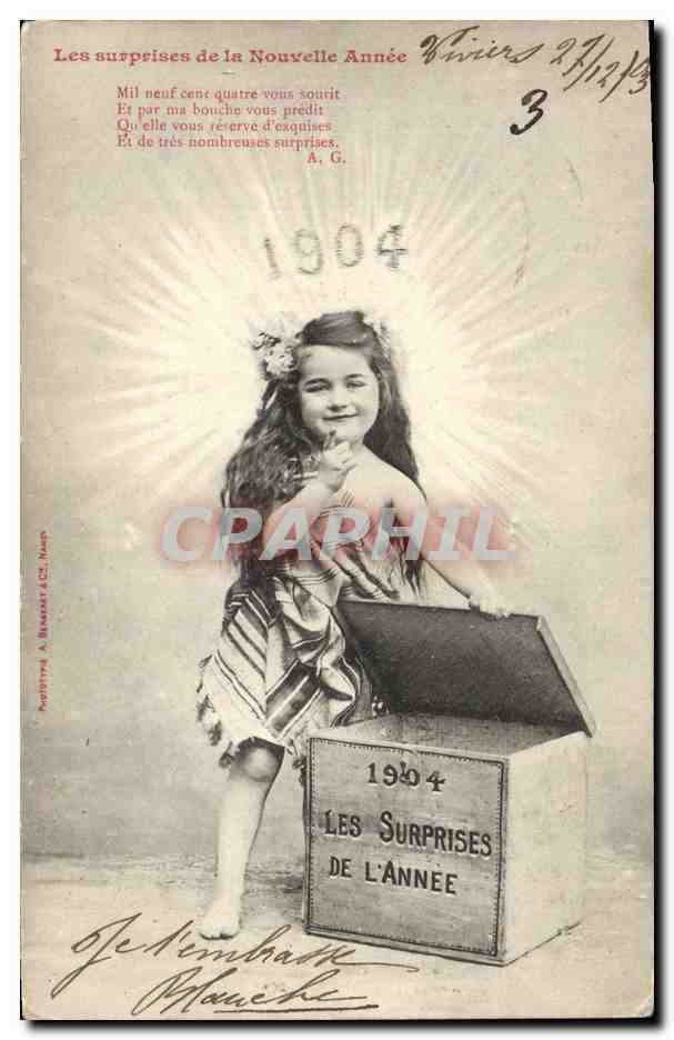 CPA Fantaisie Enfant Annee 1904 