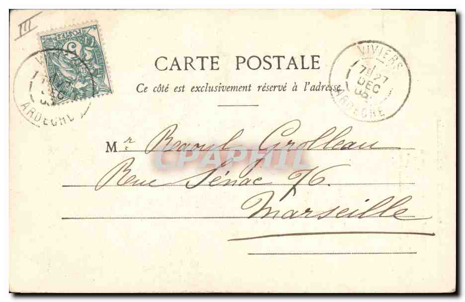 CPA Fantaisie Enfant Annee 1904  — Rückseite
