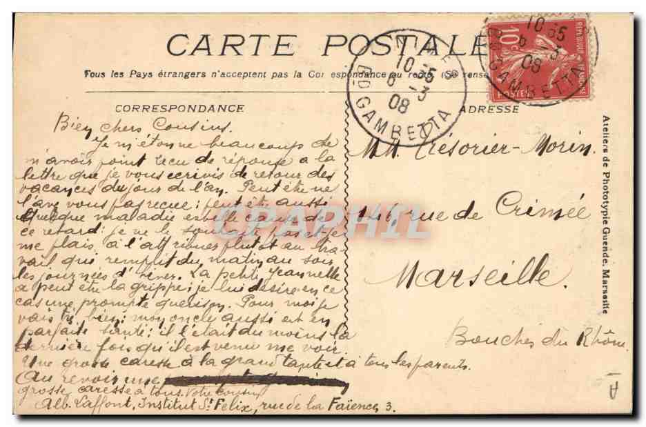Courses de Taureaux — Une passe de Manteau — 1892 — Reverso