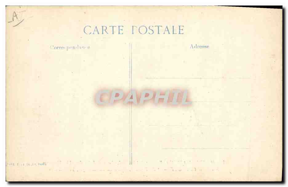 CPA Bateau de Guerre Patrie Cuirasse d'escadre  — Verso