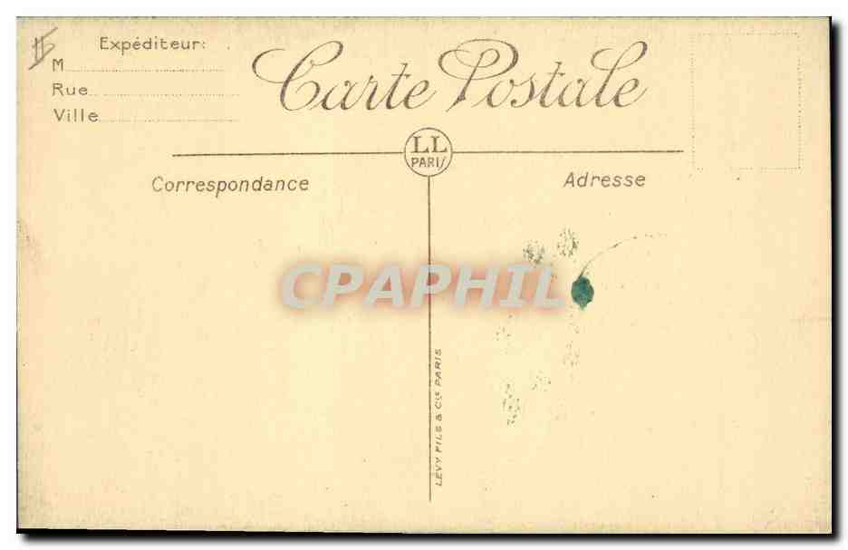 CPA Bateau de Guerre Provence Cuirasse  — Verso