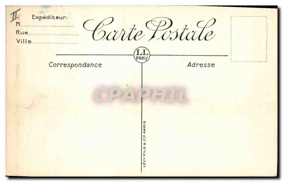 Provence — Cuirassé — LL — Marine de Guerre — Verso