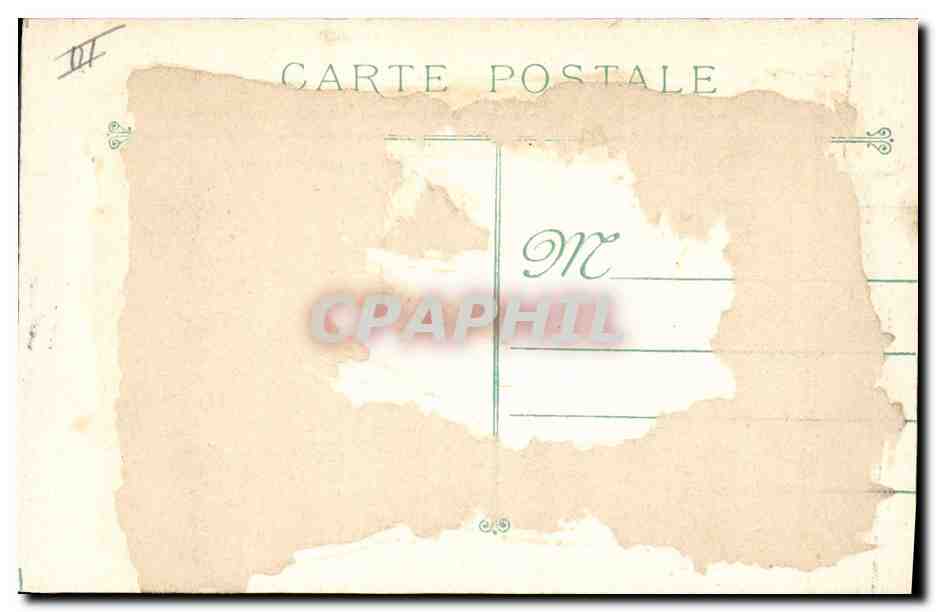 CPA Bateau de Guerre Patrie Cuirasse a tourelles Vaisseau Amiral  — Verso