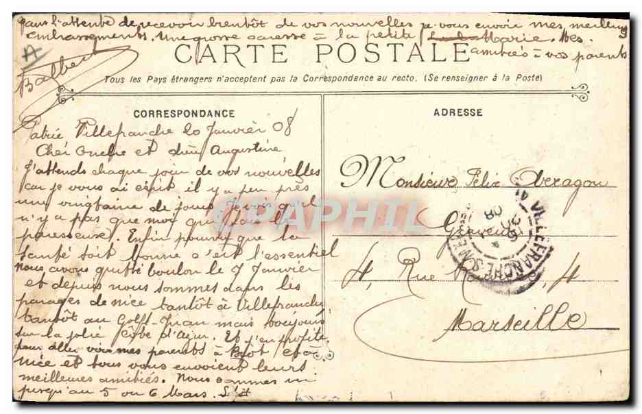 CPA Bateau de Guerre Patrie Cuirasse  — Verso